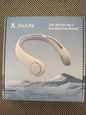 NEW JisuLife Portable Neck Fan - White
